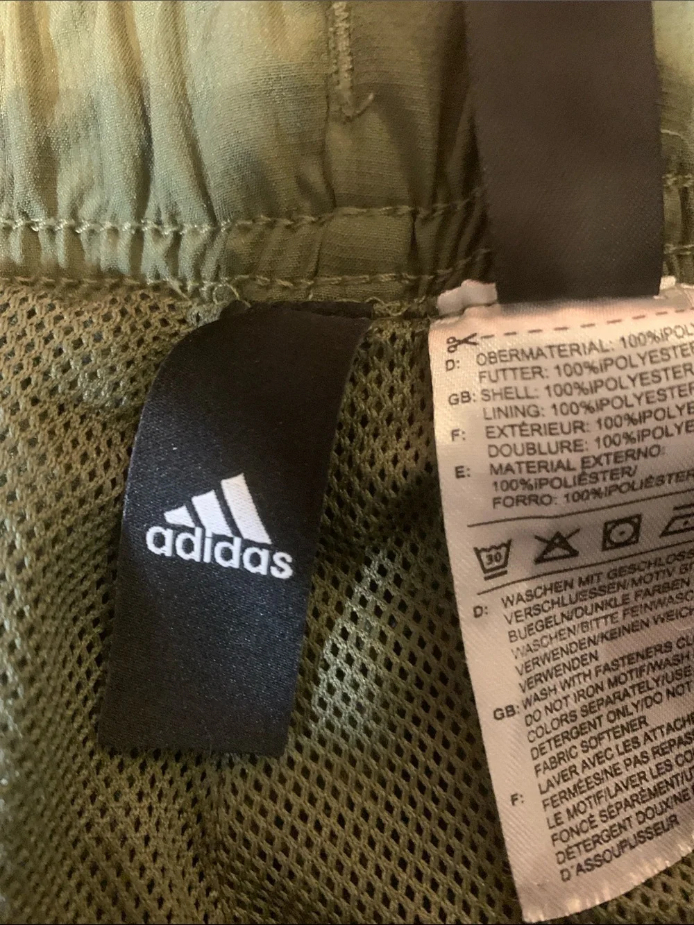 adidas Green Track Pants with Black Stripes - Picture 2 of 9